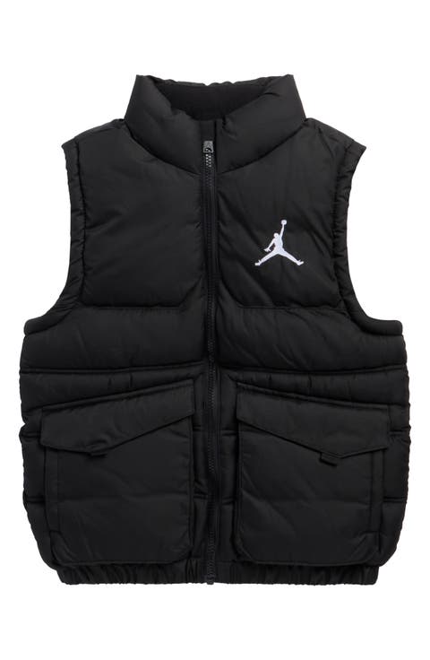 Kids' Cargo Pocket Puffer Vest