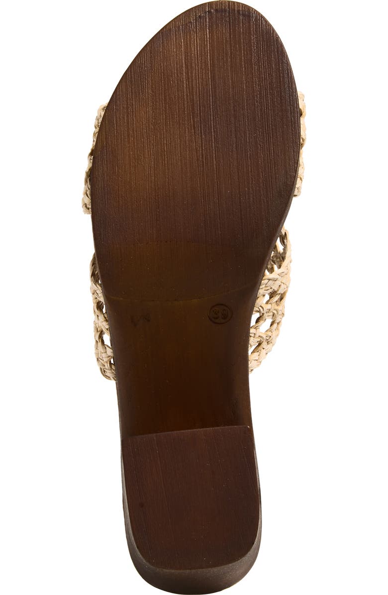 Cordani Wylie Jute Platform Clog, Alternate, color, Natural Raffia