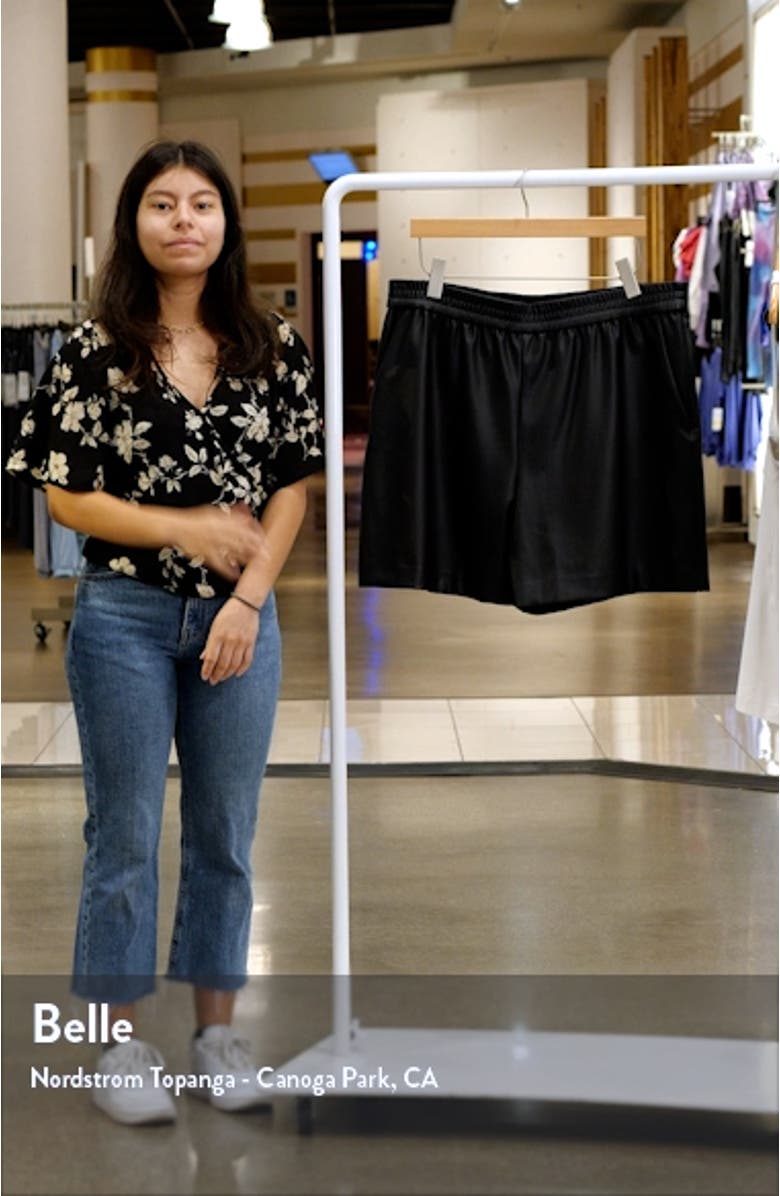 Faux Leather Shorts, sales video thumbnail