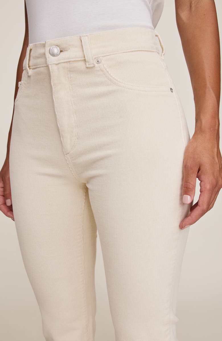 DL1961 Patti High Waist Ankle Straight Leg Corduroy Jeans, Alternate, color, Manilla