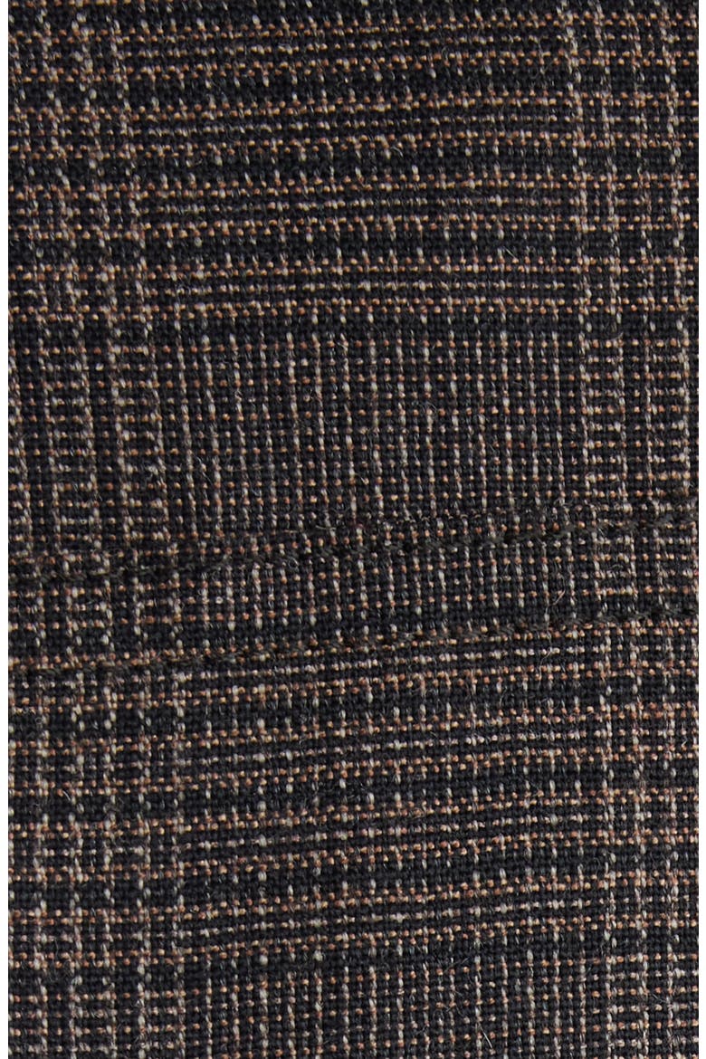 Wide Leg Wool Blend Pants, Alternate, color, BROWN/ BLACK