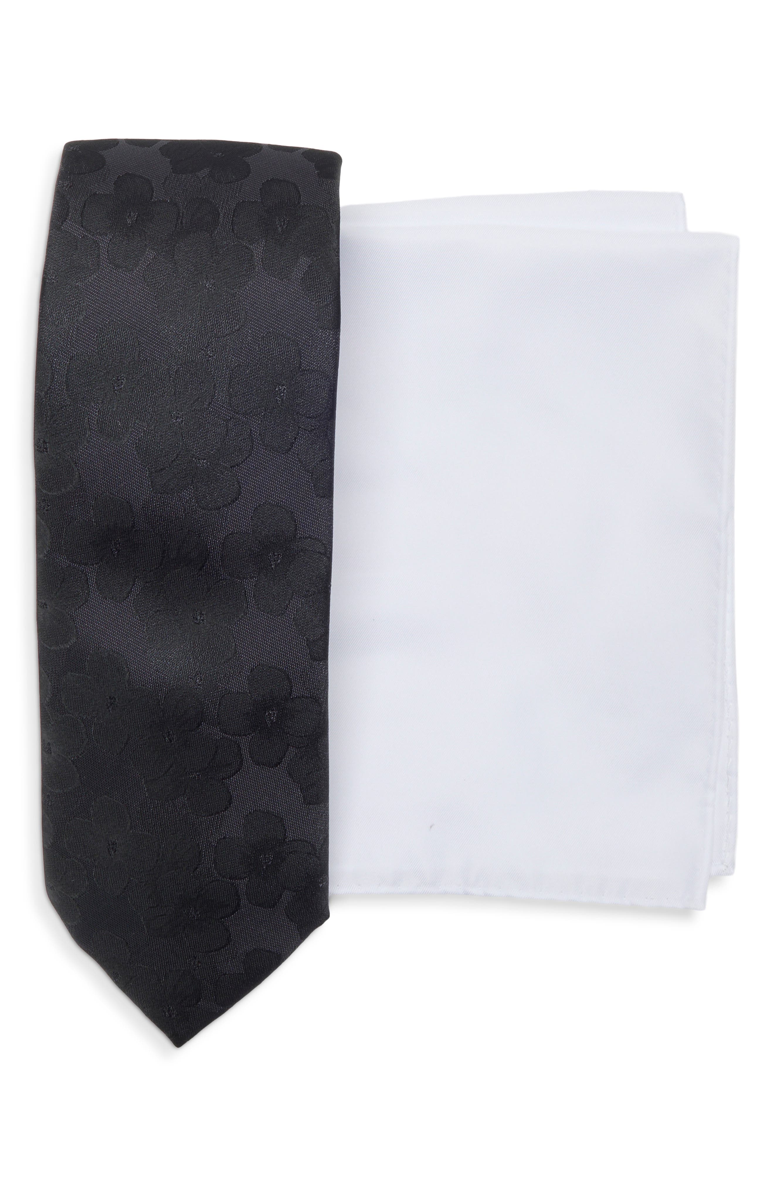 Munson Floral Tie & Pocket Square Set