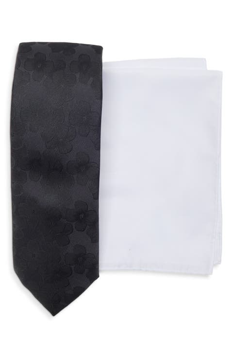 Munson Floral Tie & Pocket Square Set