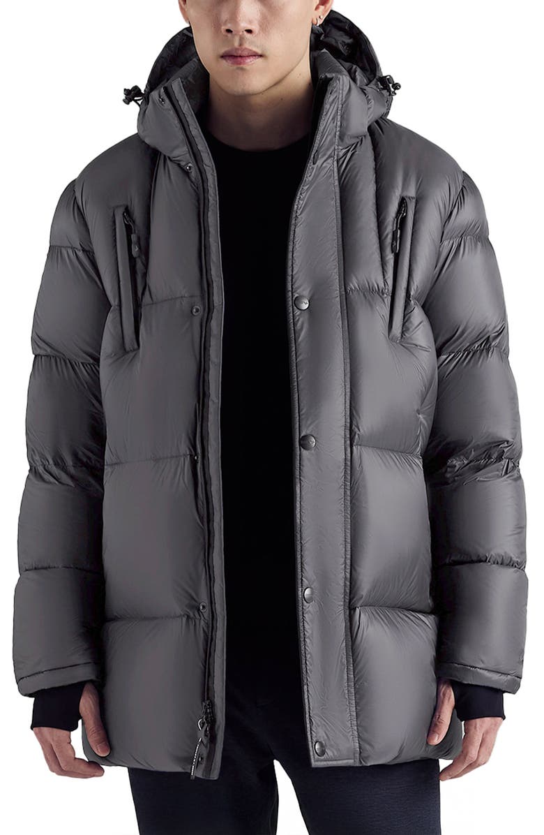 Triple F.A.T. Goose Ellsworth Men's Puffer Jacket, Alternate, color, Charcoal