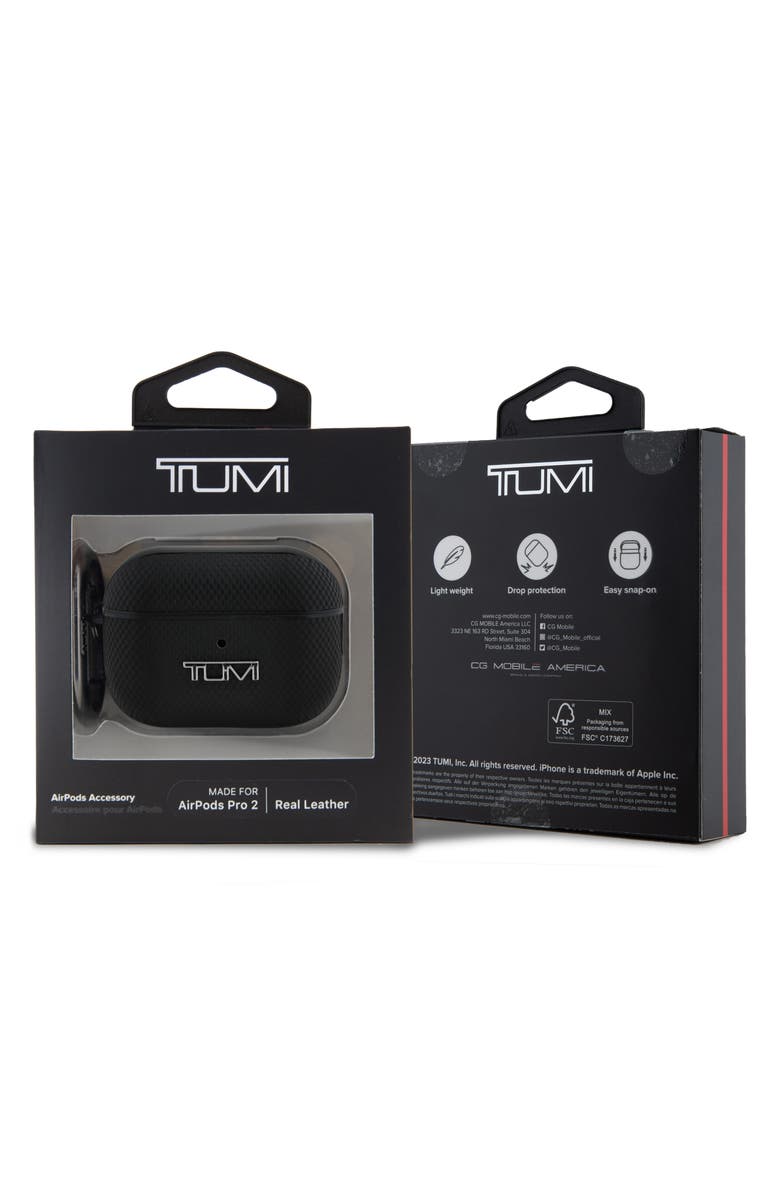 TUMI AirPods Pro 2 Case, Alternate, color, Black