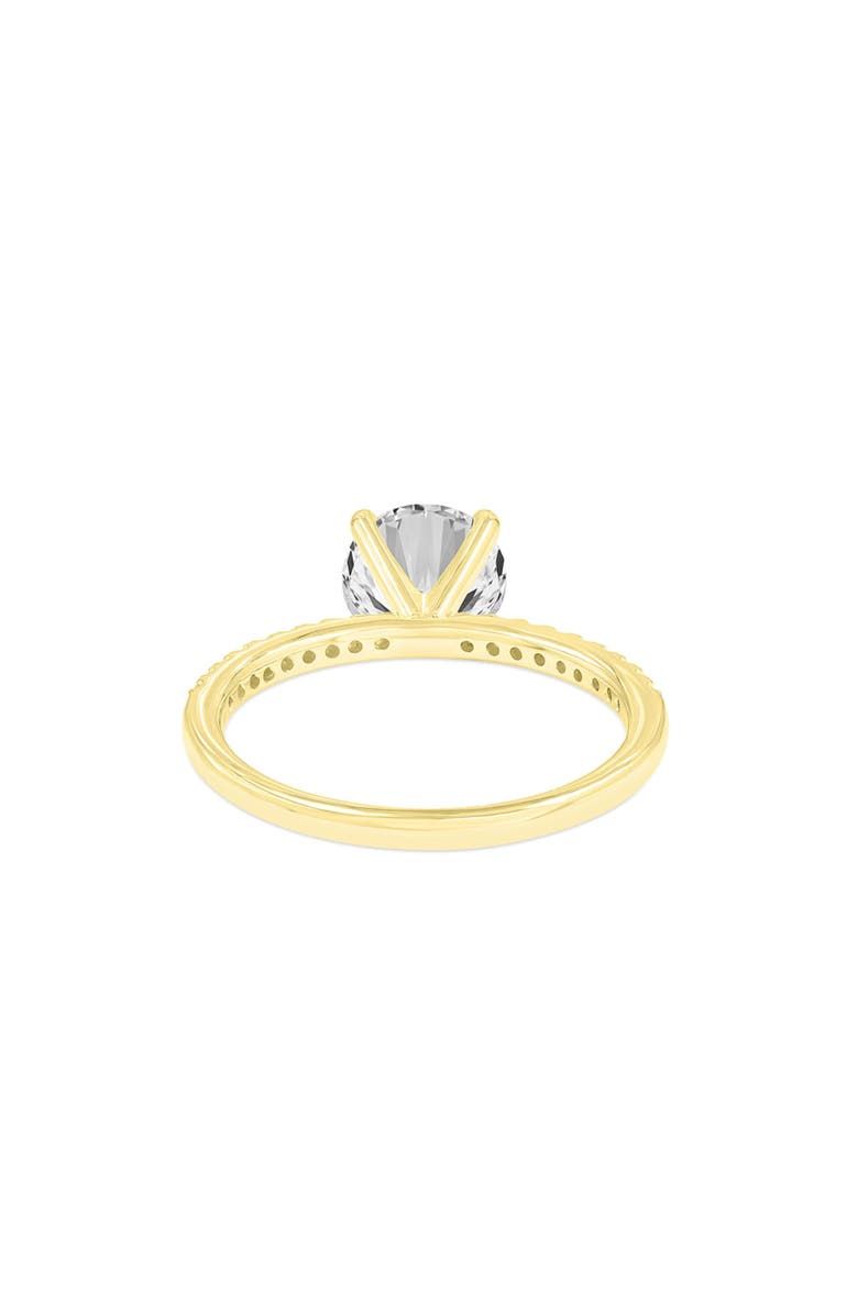 LuvMyJewelry Ivy 14K Yellow Gold Round Cut Lab Grown Diamond  Engagement Ring - 3.1 Ct, Alternate, color, 14K Yellow Gold