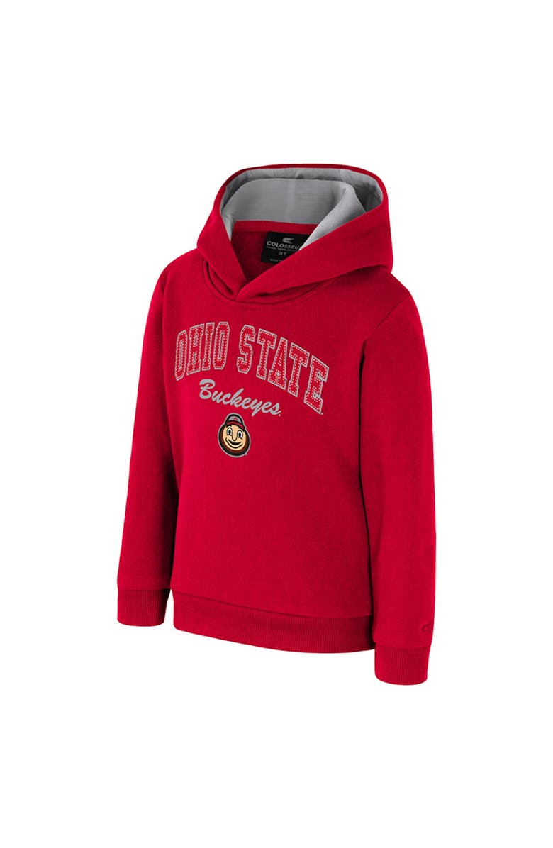 COLOSSEUM Toddler Colosseum Scarlet Ohio State Buckeyes Centauri Pullover Hoodie, Alternate, color, 