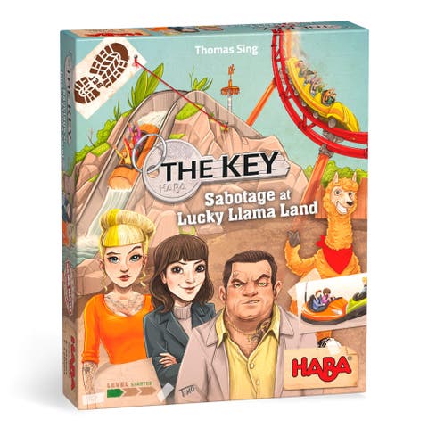 The Key Sabotage at Lucky Llama Land - Mystery Game for Kids Ages 8+, Detective Case Files Activity with Simultaneous Deduction