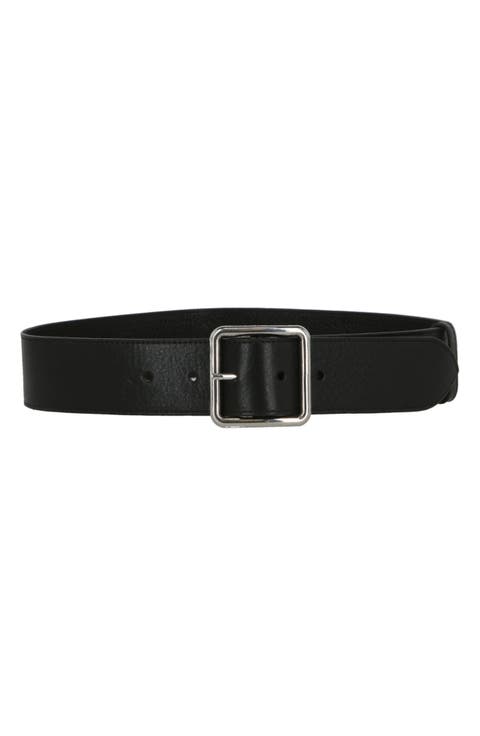 Wide Leather Belt