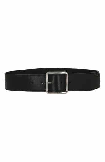 McQueen Wide Leather Belt