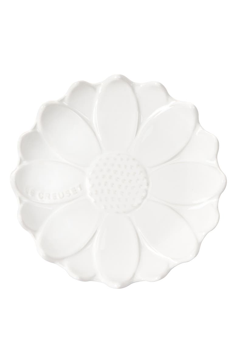 Le Creuset Figural Flower Stoneware Spoon Rest, Alternate, color, 