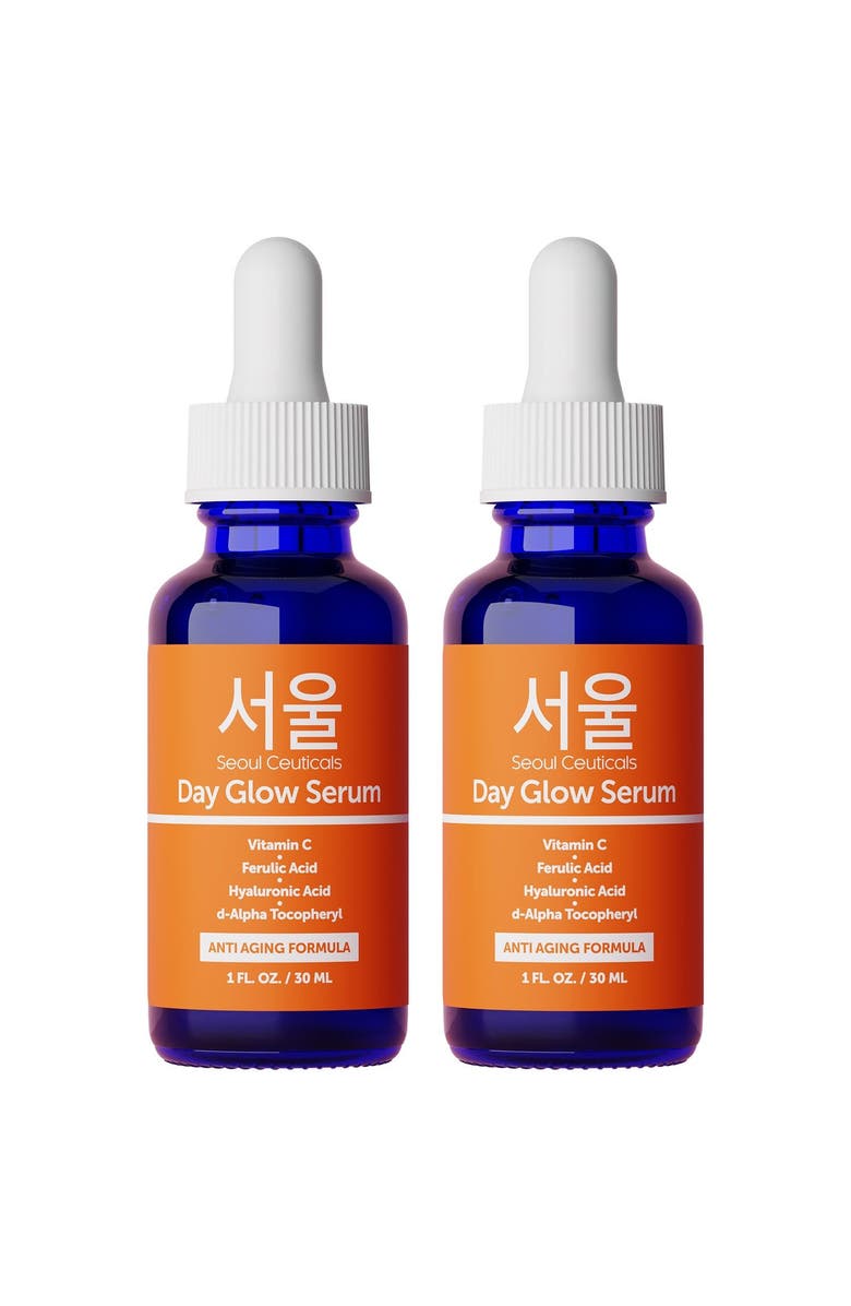 Seoul Ceuticals Korean Beauty Bundle Day Glow 2-Pack Kit, Main, color, NO COLOR