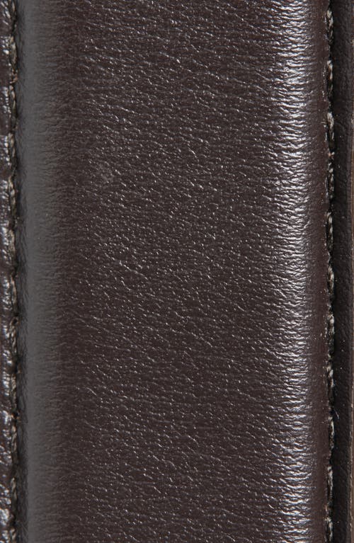 Frame The Square Buckle Leather Belt In Black