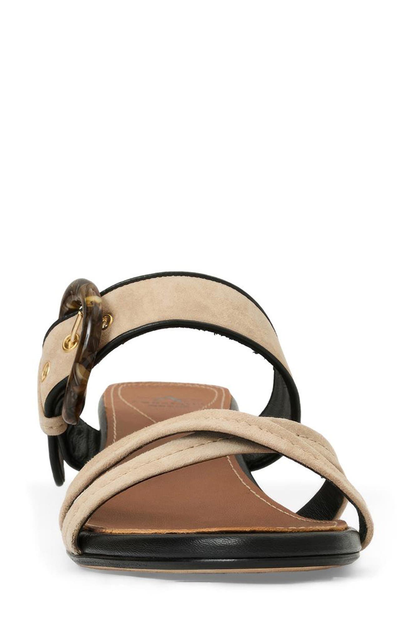 Bambi Weatherproof Heel Slide Sandal, Alternate, color, SAND SUEDE