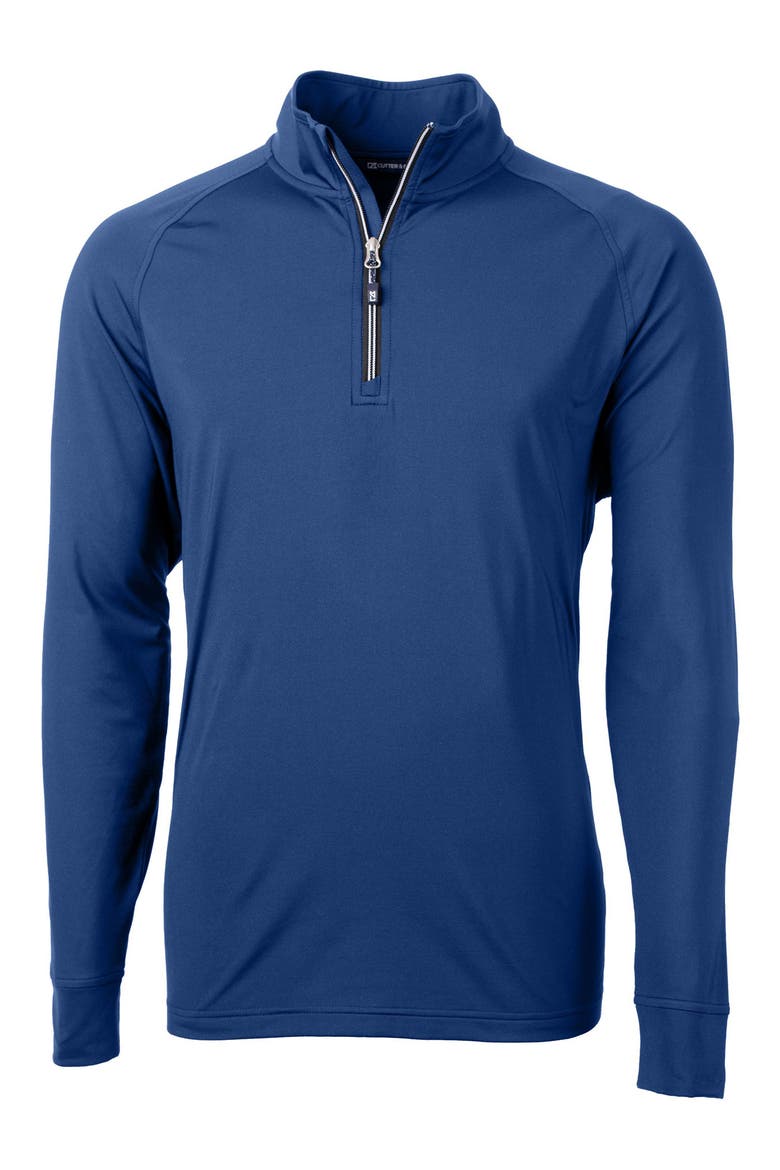 Adapt Knit Quarter Zip Pullover, Main, color, TOUR BLUE