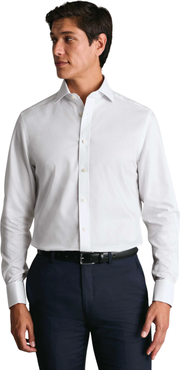 Charles Tyrwhitt Non-Iron Greenwich Weave Cutaway Shirt