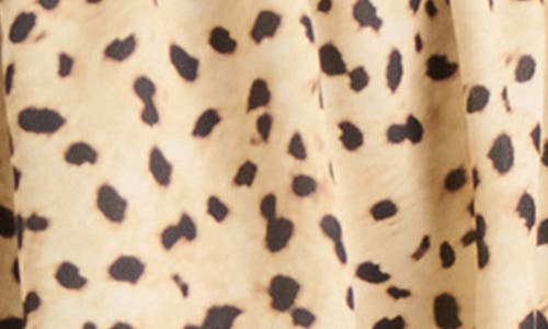 STEVE MADDEN STEVE MADDEN MINA LEOPARD SPOT RUFFLE PEPLUM CAMISOLE 