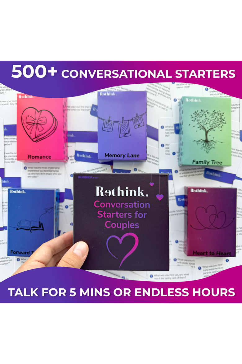 Couples Conversation Cards Game, Alternate, color, Premium version