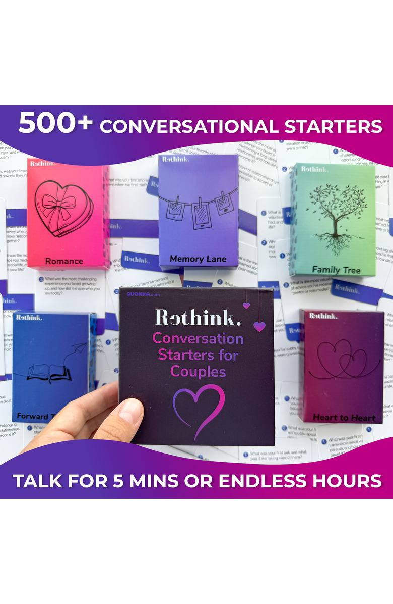 Quokka Couples Conversation Cards Game, Alternate, color, Premium Version