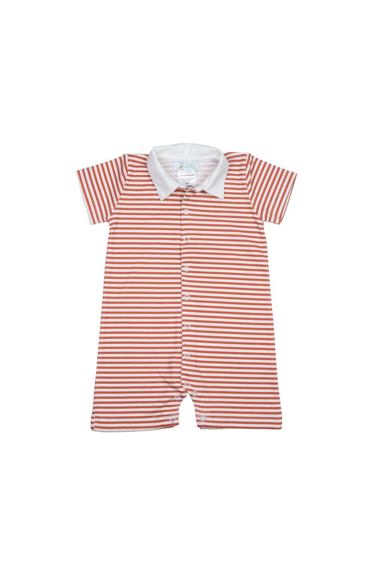 Game Day Striped One Piece, Main, color, Orange Multi