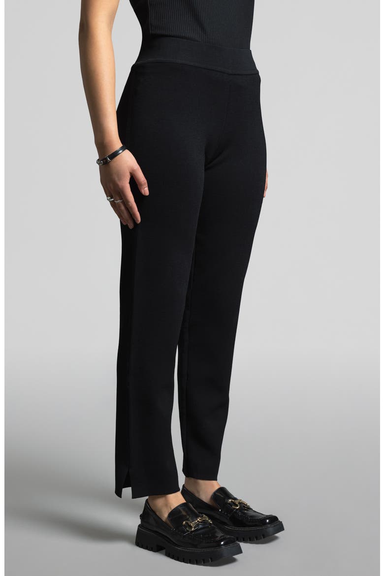 Celestia Stretch Pants, Alternate, color, BLACK