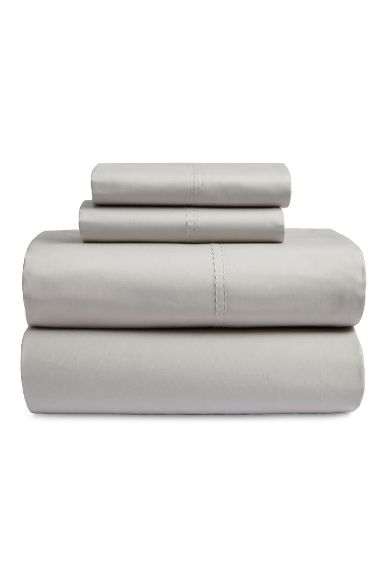 400 Thread Count Sheet Set, Main, color, GREY VAPOR