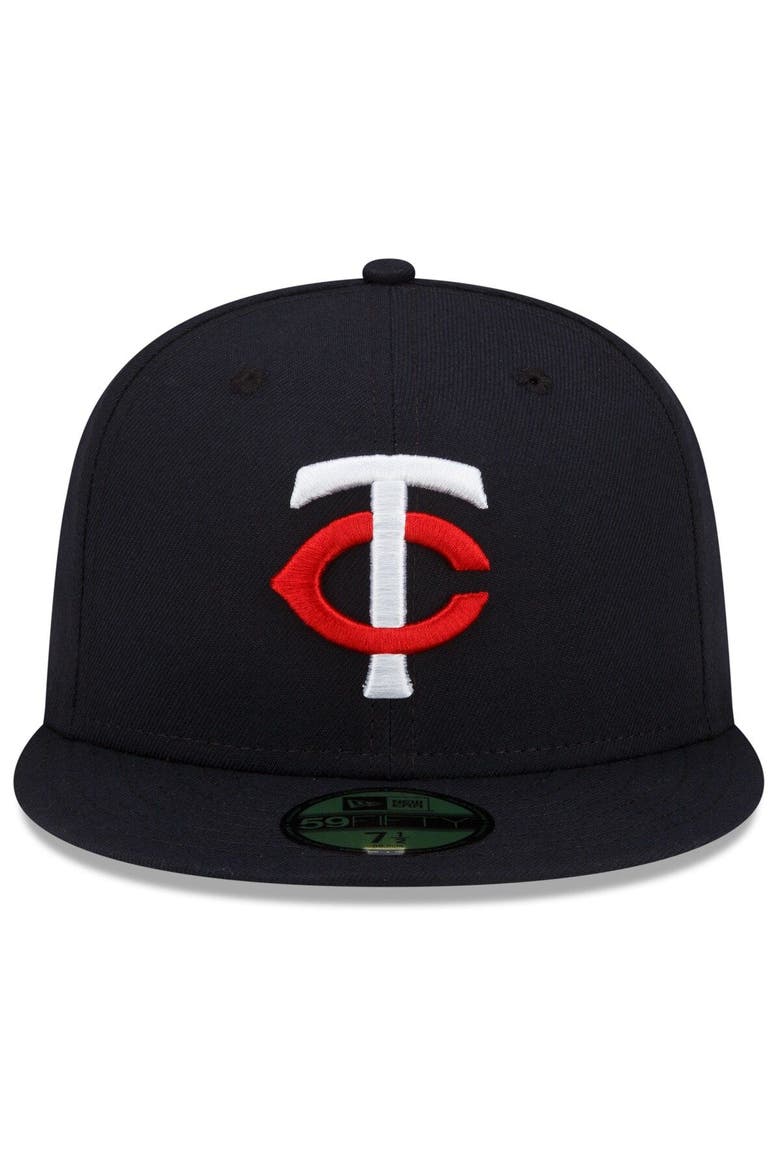 Men's New Era  Navy Minnesota Twins 2023 Authentic Collection Home 59FIFTY Fitted Hat, Alternate, color, Navy