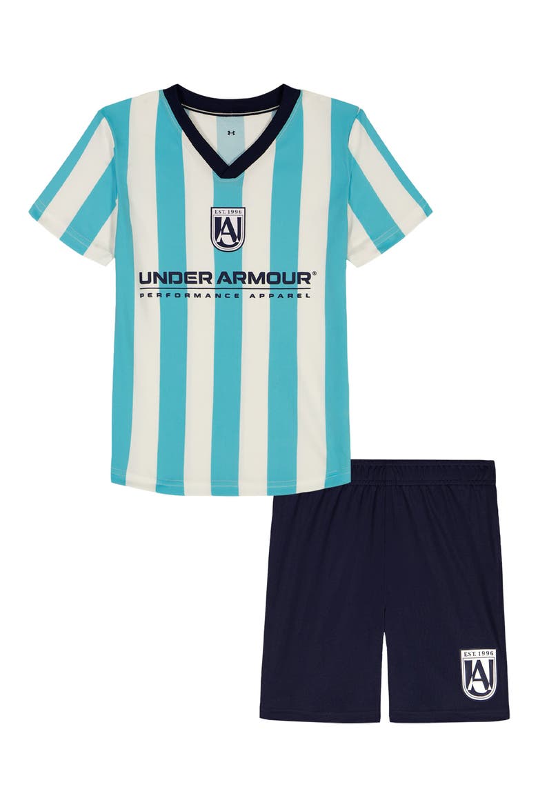 Kids' Tech Soccer Jersey & Shorts Set, Main, color, FRESCO BLUE