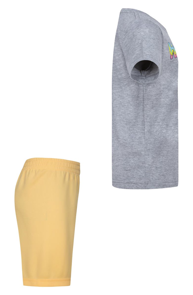 Hurley Kids' Logo Graphic Tee & Shorts Set, Alternate, color,