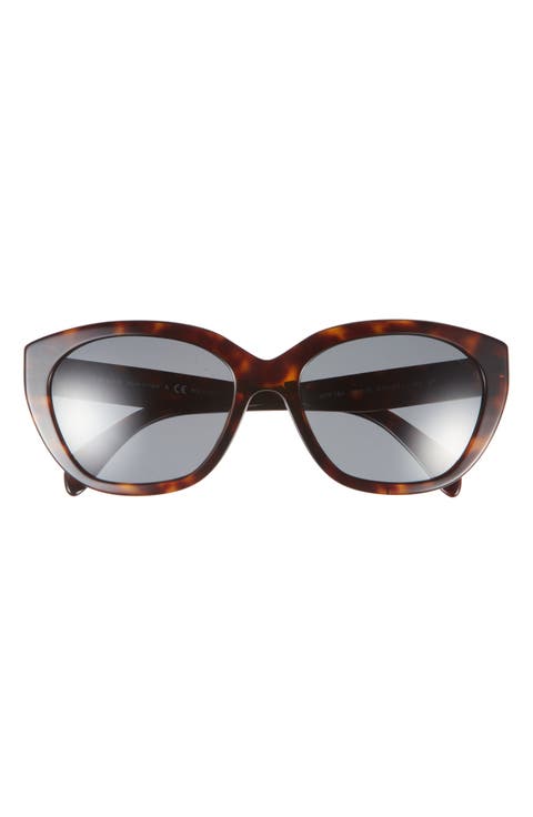 56mm Cat Eye Polarized Sunglasses