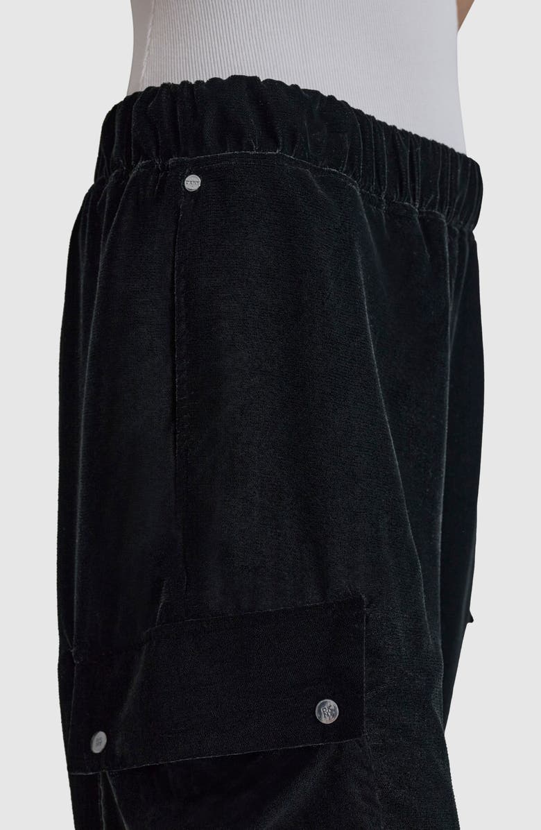 DKNY Velvet Cargo Pants, Alternate, color, 