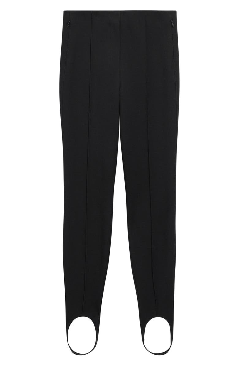 Theory Slim Stirrup Leggings, Alternate, color, Black