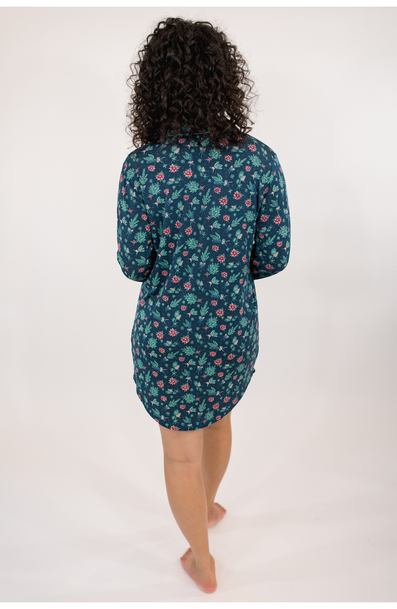 In My Sundays Sleep Dress, Alternate, color, Frosted Forest