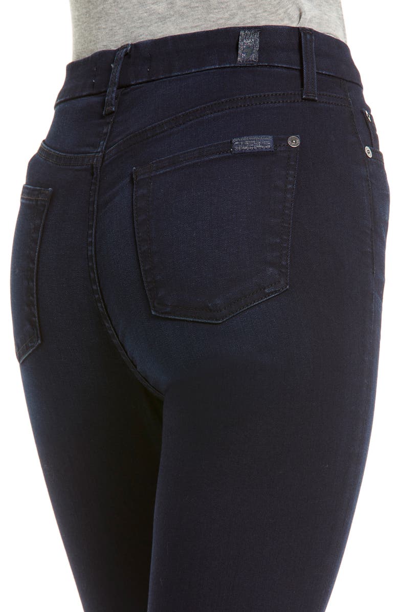 7 For All Mankind High Waist Ankle Skinny Jeans, Alternate, color, 