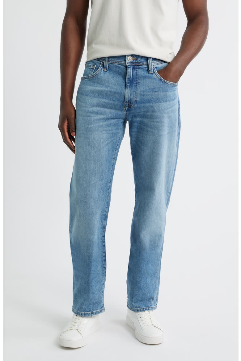 Straight Leg Jeans, Main, color, LIGHT HORIZON WASH