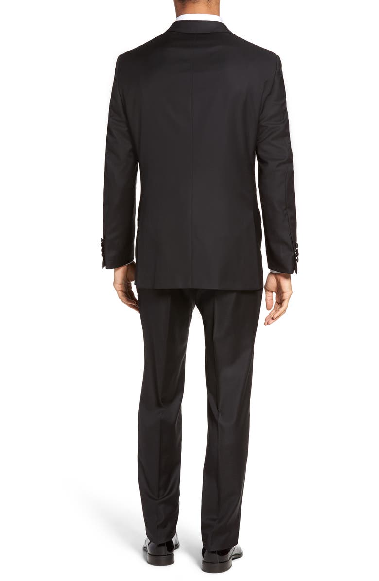 Hickey Freeman Classic B Fit Wool Tuxedo, Alternate, color, 