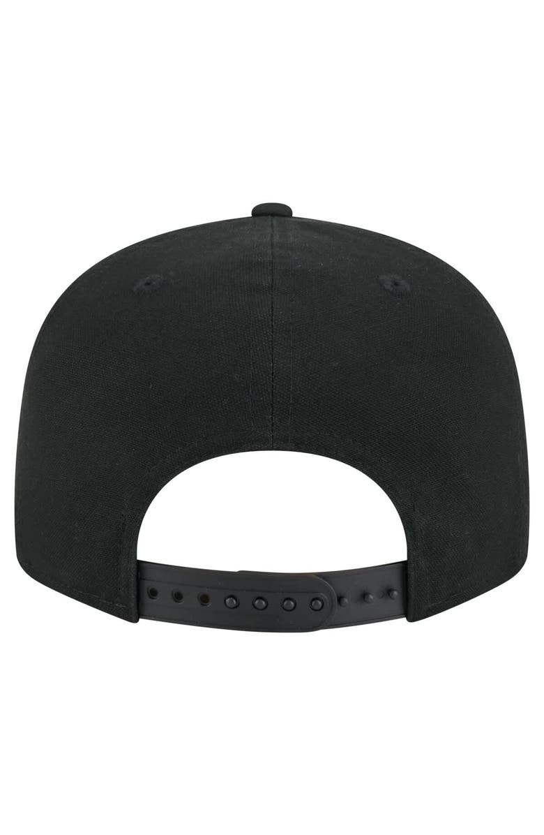 New Era Men's New Era Black Milwaukee Bucks Adventure Canvas Split Panel 9FIFTY Snapback Hat, Alternate, color, Black