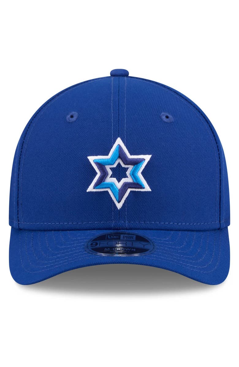 New Era Men's New Era  Blue Israel Baseball 2026 World Baseball Classic 9FORTY M-Crown Adjustable Hat, Alternate, color, Blue
