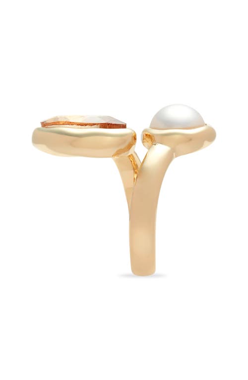 NORDSTROM NORDSTROM STACKED TEARDROP BYPASS RING 