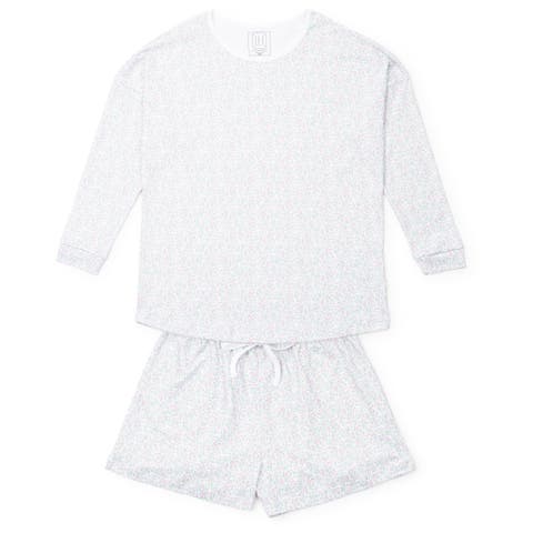 Anna Women's Pajama Longsleeve Top Short Set
