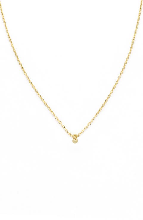 Bubble Initial Necklace