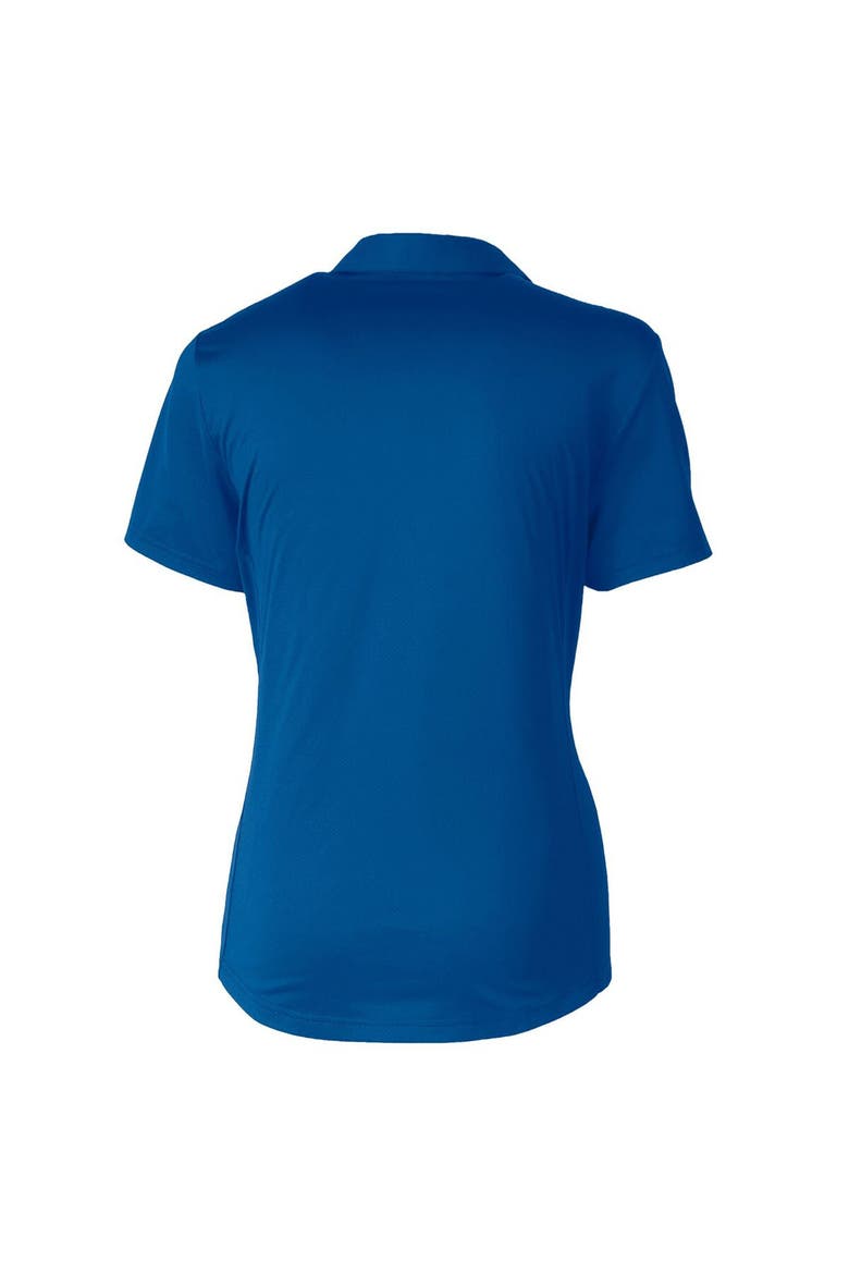 Women's Cutter & Buck Royal Seattle Seahawks Throwback Logo Prospect Textured Stretch Polo, Alternate, color, Royal
