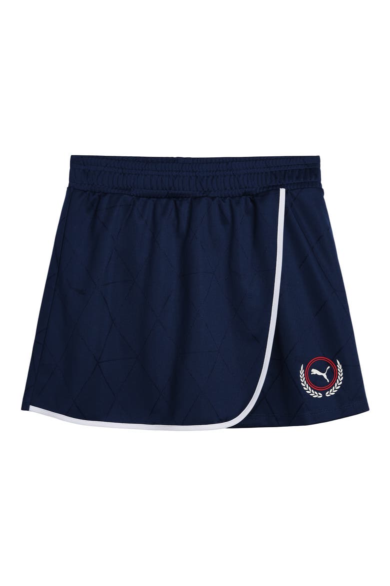 Kids' Showtime Piqué Skort, Main, color, BLUE/ BLACK