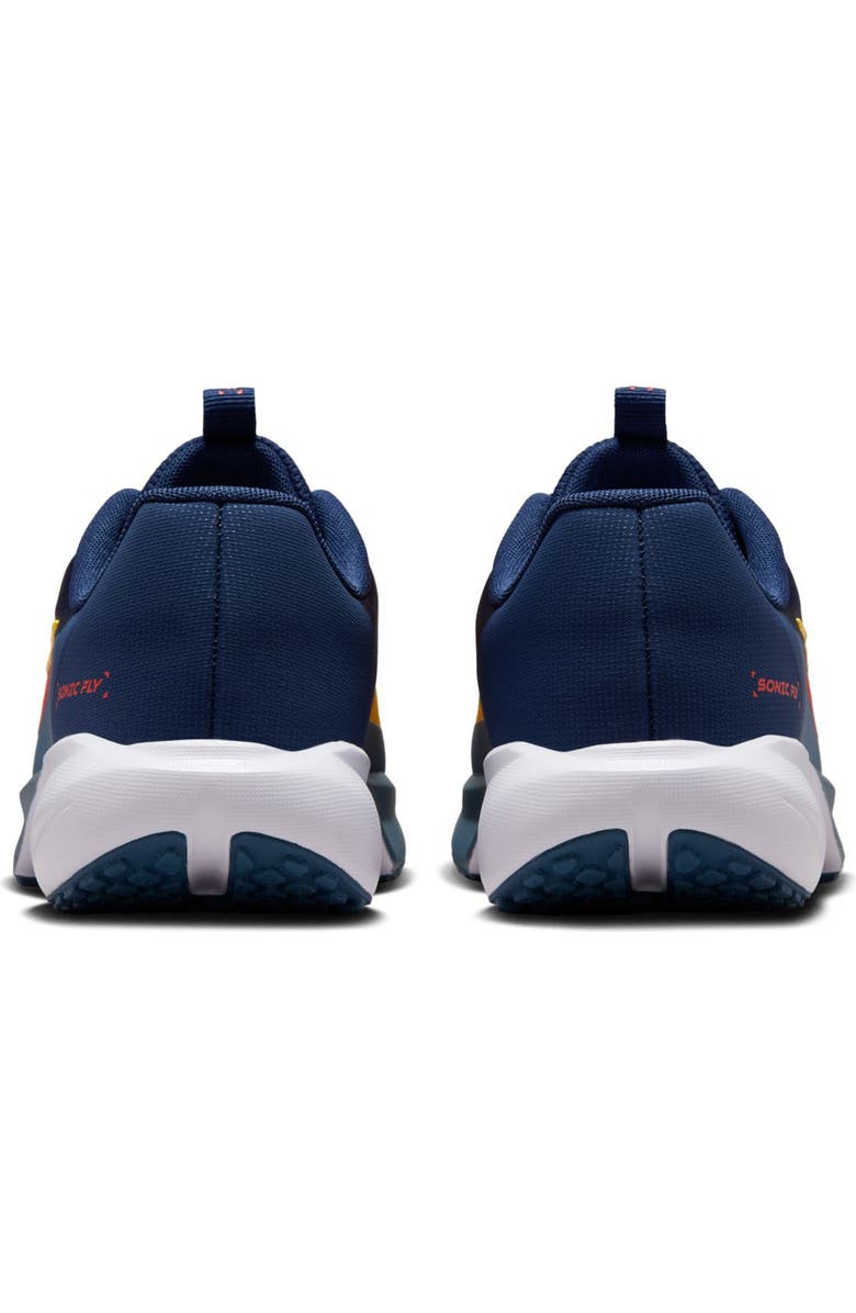 Nike Kids' Sonic Fly Running Shoe, Alternate, color, Navy/ Picante Red/ Orange