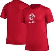 adidas Women's adidas Red New England Revolution AEROREADY Club Icon T-Shirt