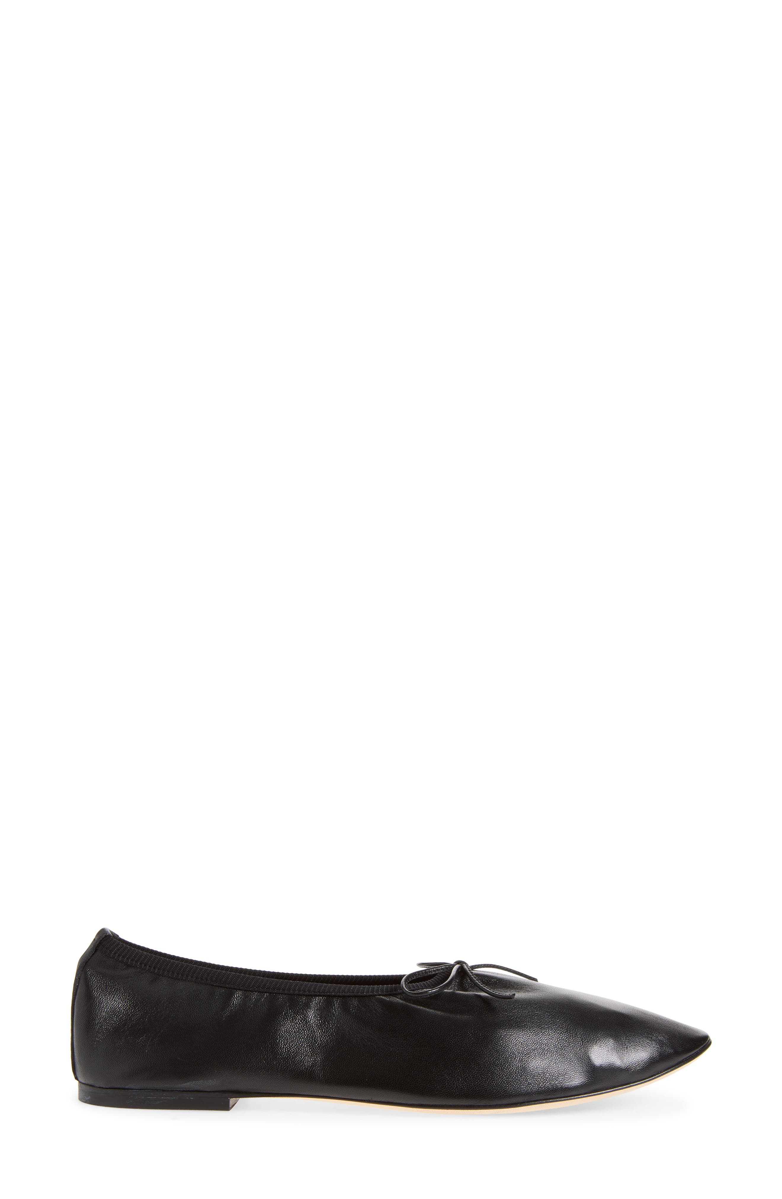 The High Vamp Ballet Flat, Alternate, color, BLACK