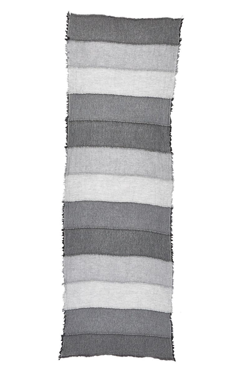 Chelsey Stripe Pieced Scarf, Alternate, color,
