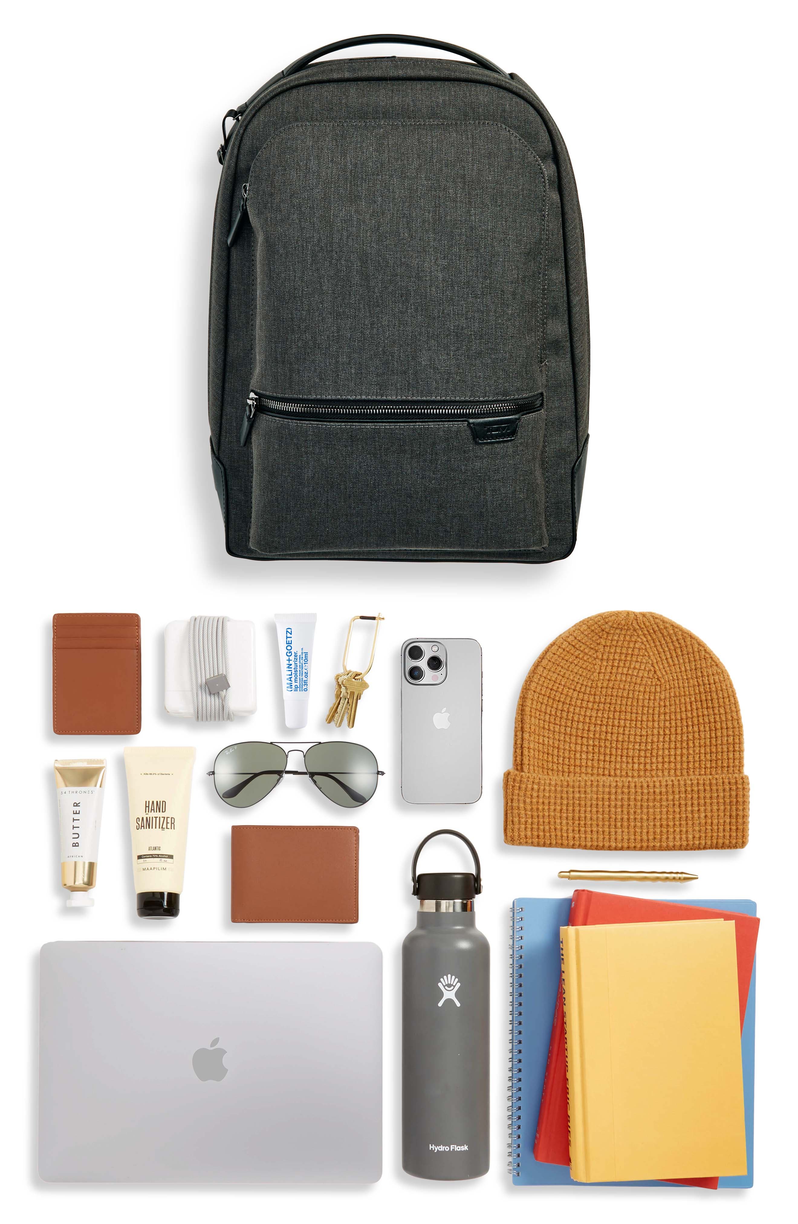 Bradner Nylon Tricot Laptop Backpack, Alternate, color, GRAPHITE