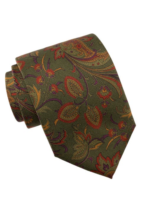 Borromeo - Printed Silk Tie for Men