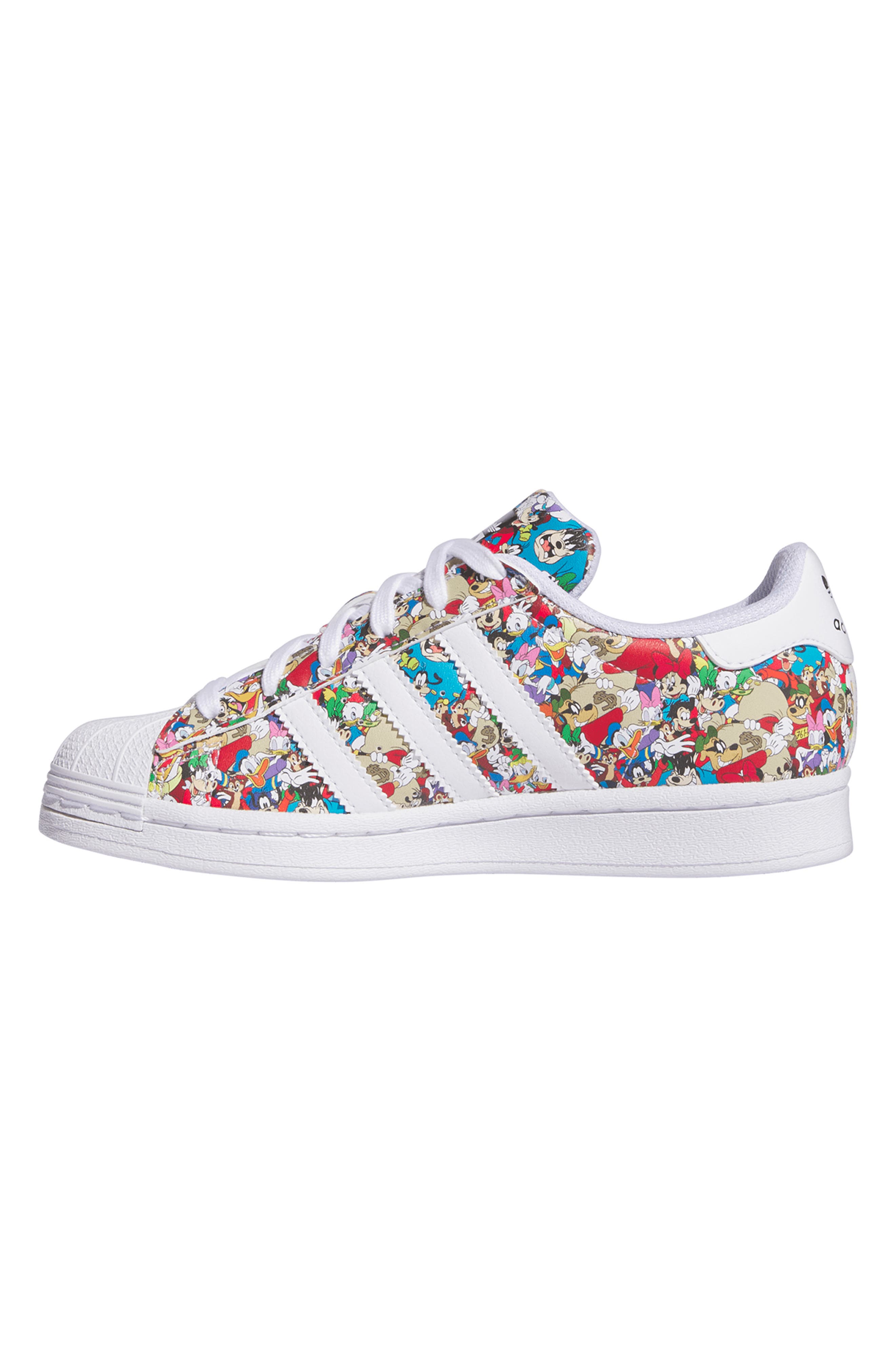 adidas x Disney Kids' Where's Mickey Superstar Sneaker, Alternate, color, 